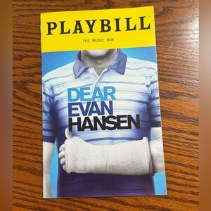 Playbill Dear Evan Hansen Broadway NYC
